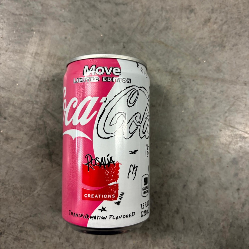 Coca-Cola Move Limited Edition Rosalia Creations 7.5oz Empty Collectible Can